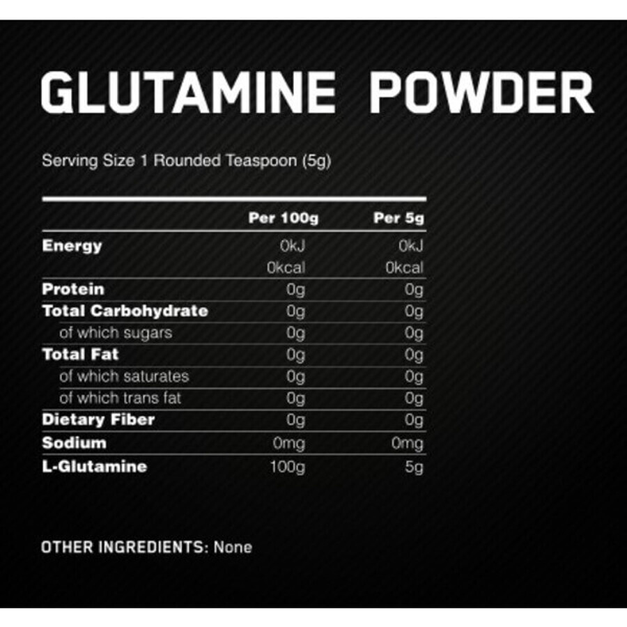 Аминокислота Optimum Nutrition Glutamine Powder, 1000 г: цены и характеристики