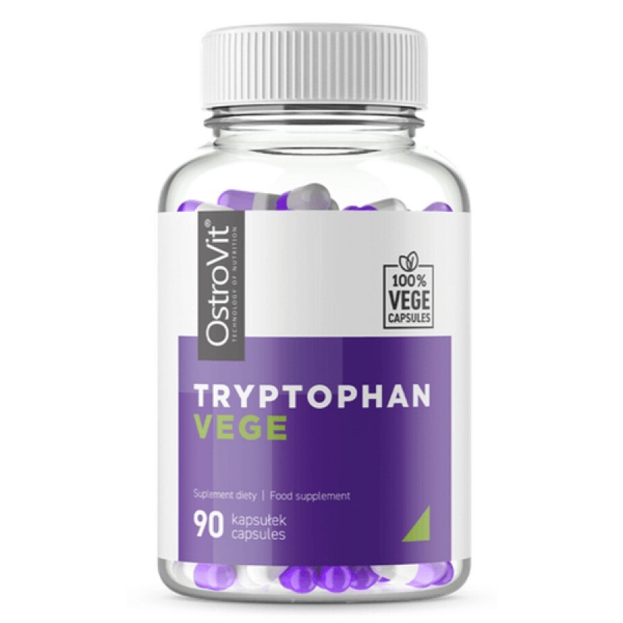 Аминокислота Ostrovit Tryptophan, 90 веганских капсул: цены и характеристики