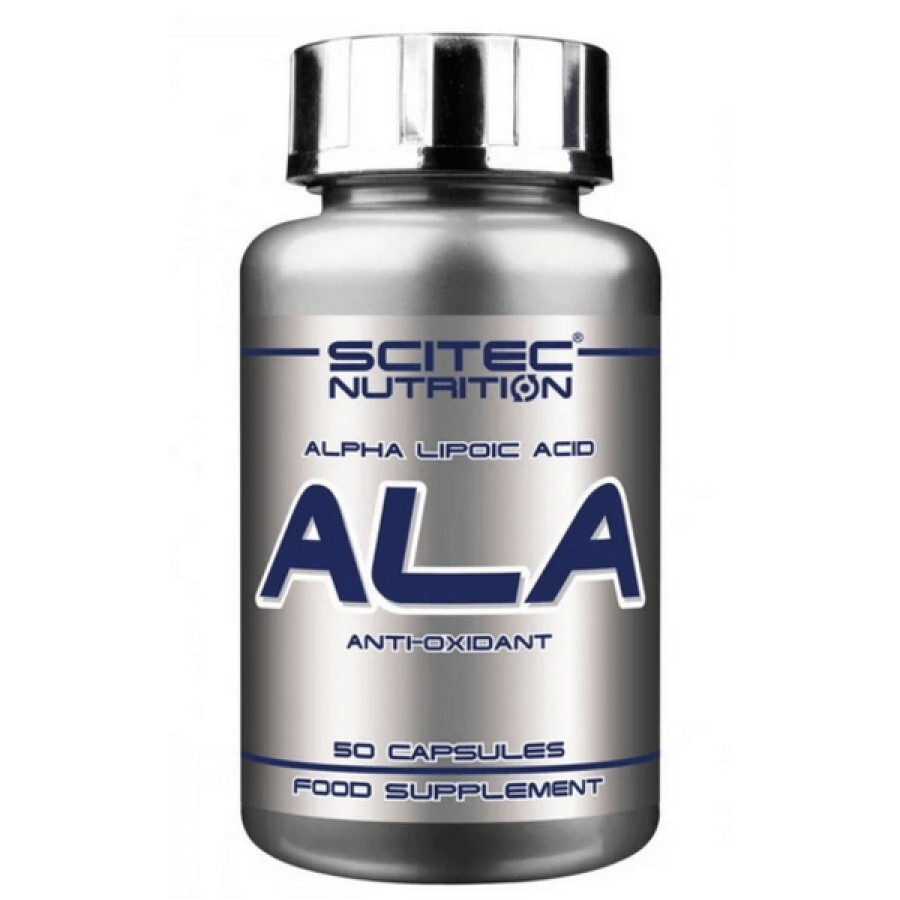 Амінокислота Scitec nutrition ALA, 50 капсул: ціни та характеристики