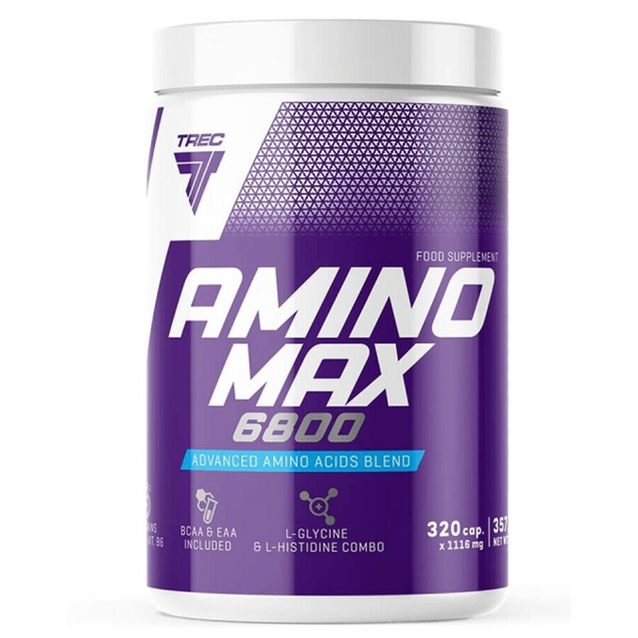 Аминокислота Trec Amino MAX 6800, 320 капсул: цены и характеристики