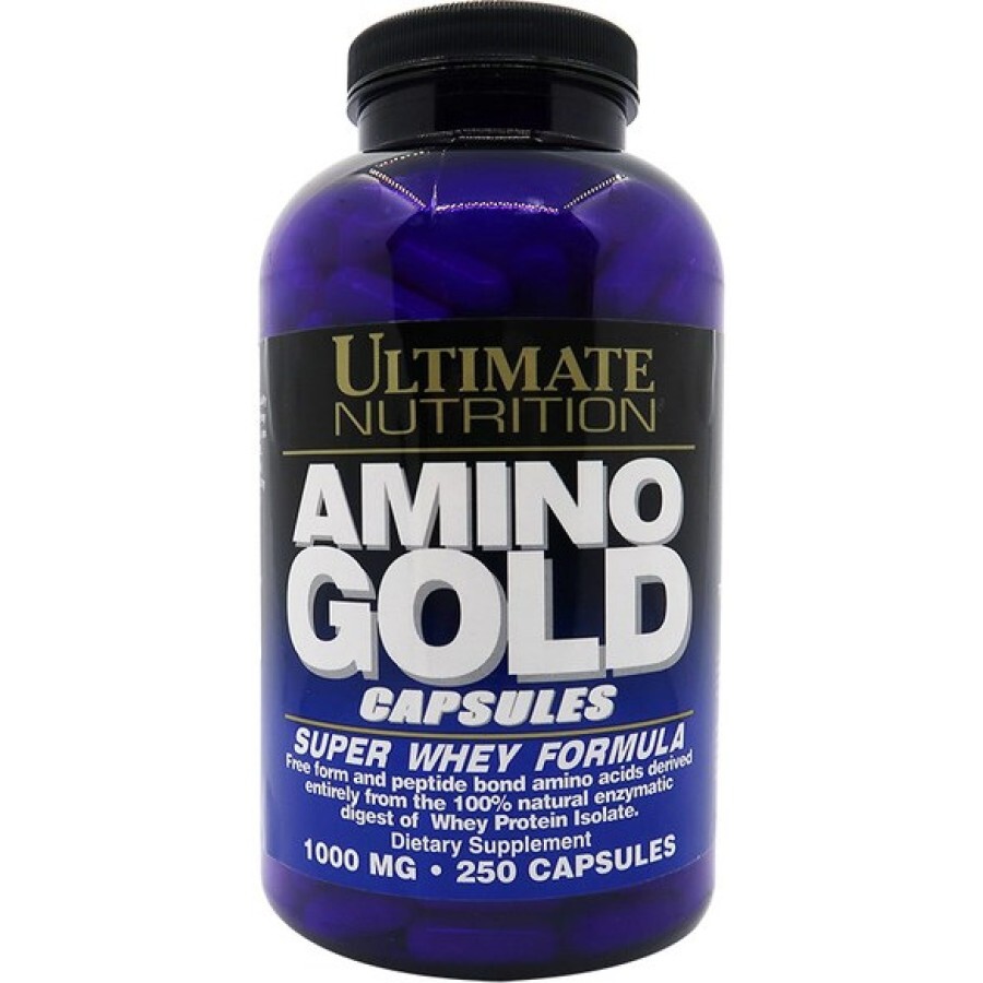 Аминокислотный комплекс Amino Gold 1000 мг Ultimate Nutrition 250 капс: цены и характеристики