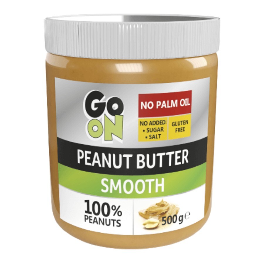 Арахісова паста GoOn Nutrition Peanut Butter Smooth, 500 г: ціни та характеристики
