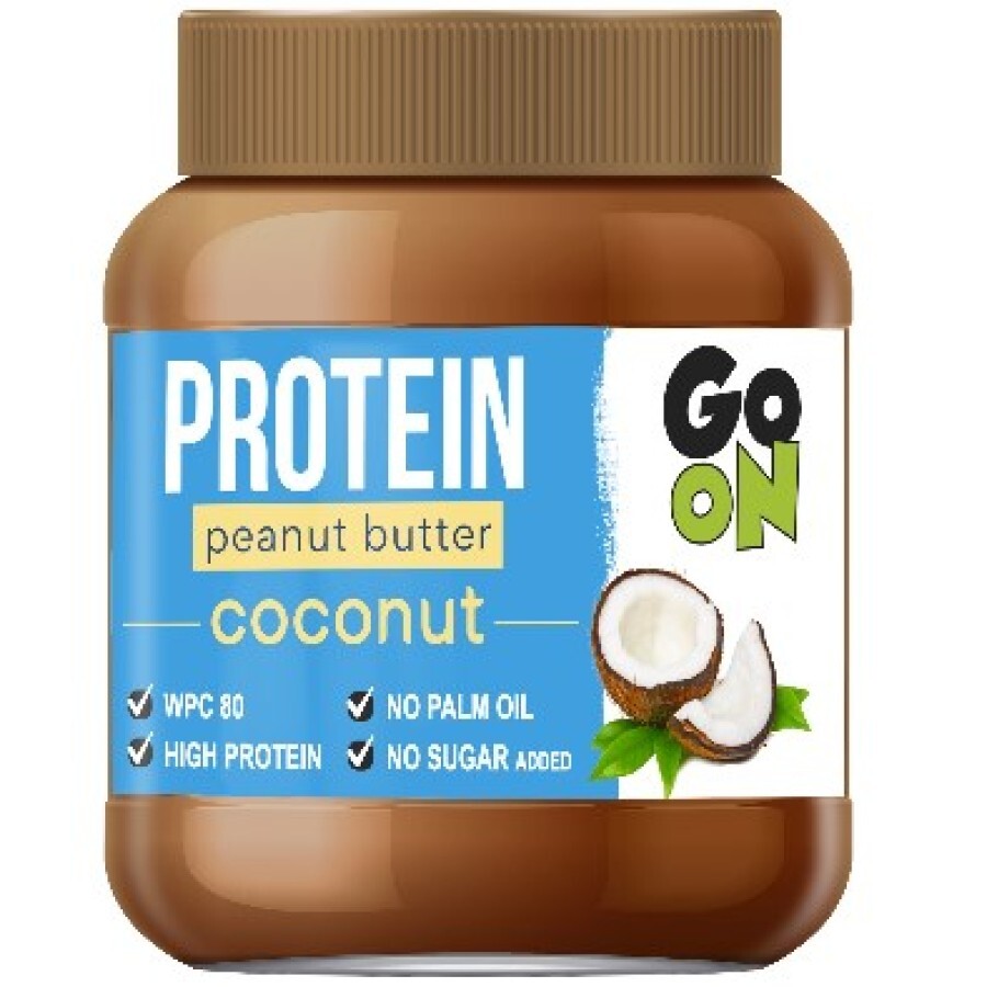 Арахисовая паста GoOn Nutrition Protein Butter Coconut, 350 г: цены и характеристики