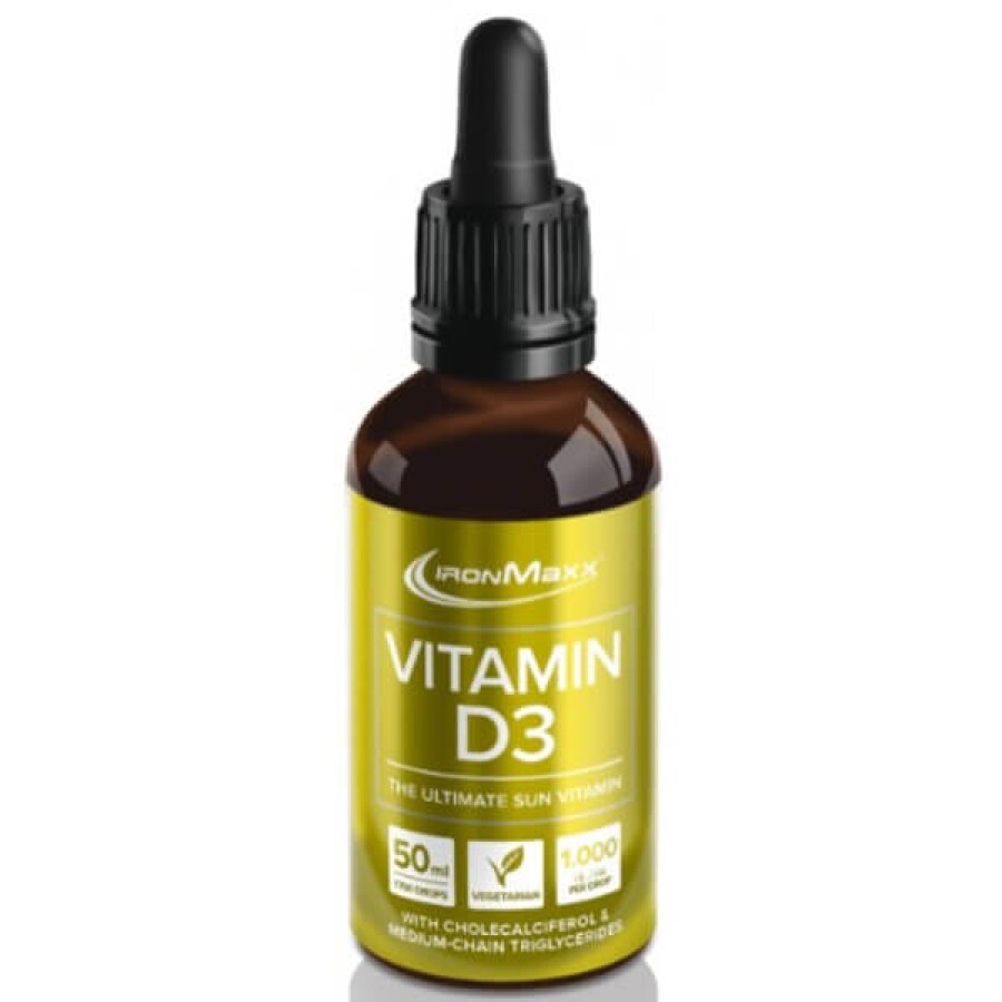 Вітамін Д3 IronMaxx Vitamin D3, 50 мл: ціни та характеристики