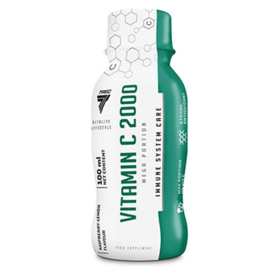 Витамин С Vitamin C 2000 Shot Trec Nutrition 100 мл - малина-лимон 1/12: цены и характеристики