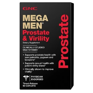 Витамины GNC Mega Men Prostate and Virility, 90 каплет
