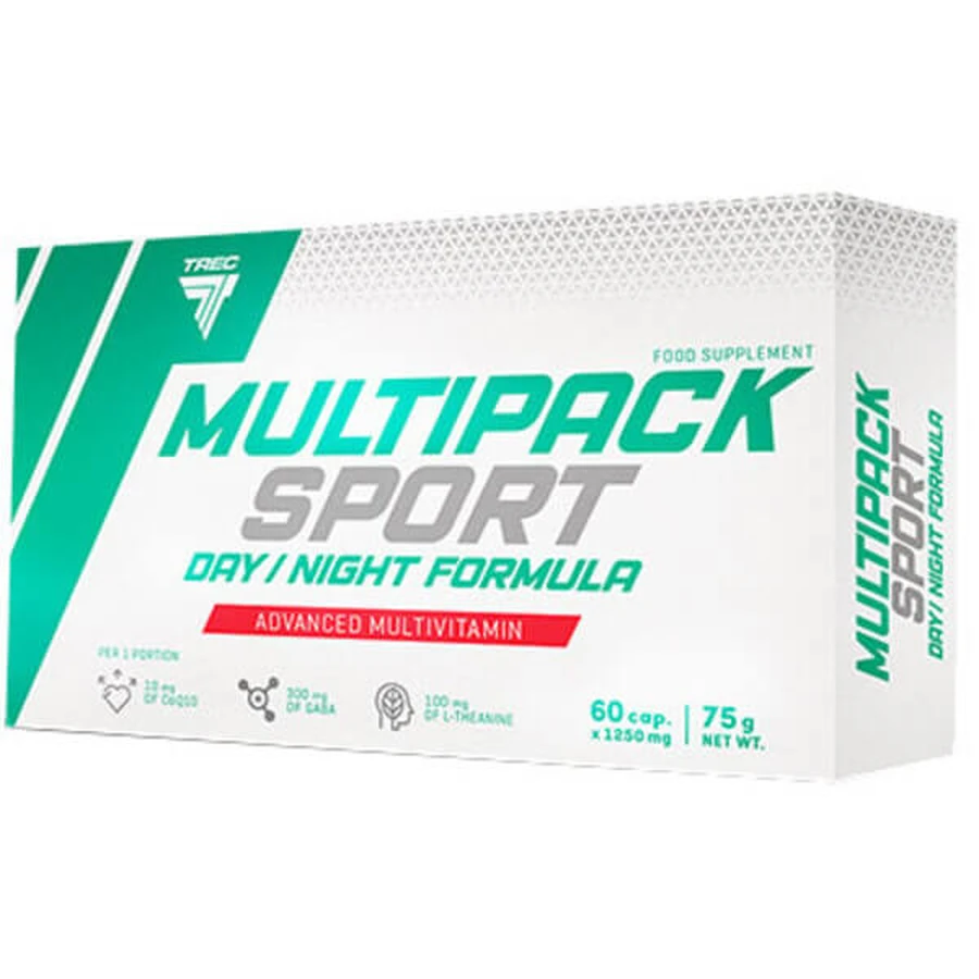 Вітамінний комплекс Multi Pack Sport Day/Night Trec Nutrition 60 капс: ціни та характеристики