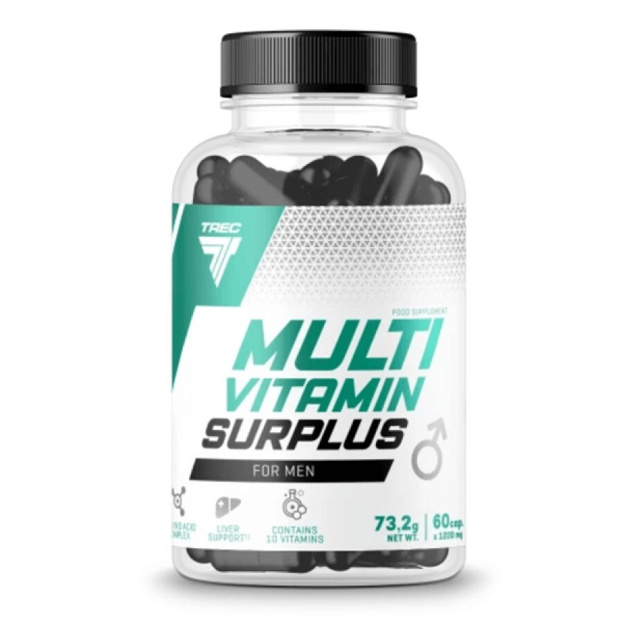 Вітамінний комплекс Multivitamin Surplus For Men Trec Nutrition 60 капс: ціни та характеристики