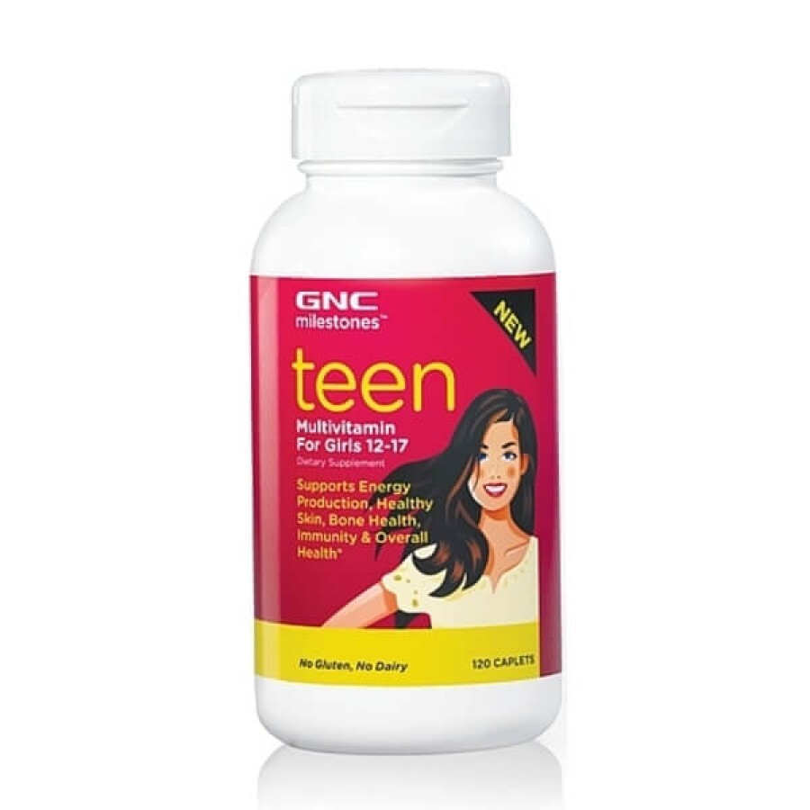 Витаминно-минеральный комплекс GNC Teen Multi Girls, 120 каплет: цены и характеристики