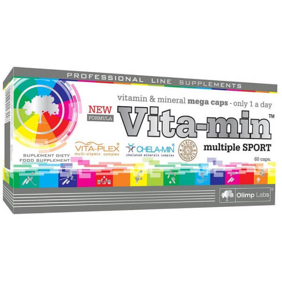 Витаминно-минеральный комплекс Olimp Nutrition Vita-Min Multiple Sport, 60 капсул: цены и характеристики
