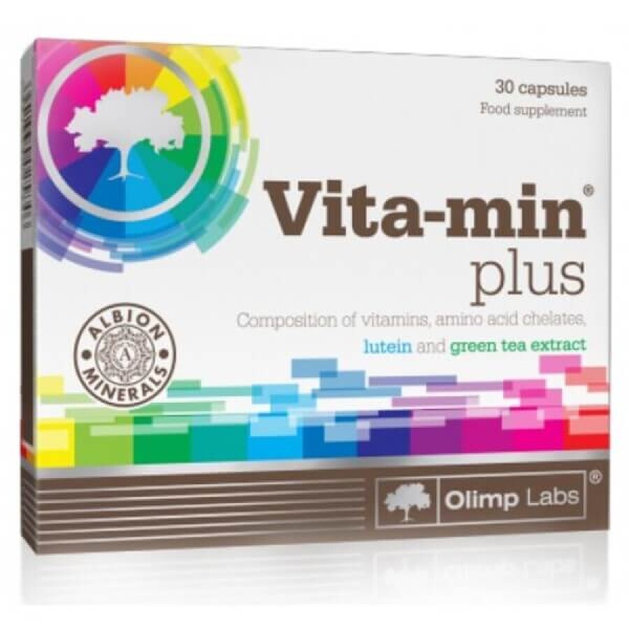 Вітамінно-мінеральний комплекс Olimp Nutrition Vitamin Plus, 30 капсул: ціни та характеристики