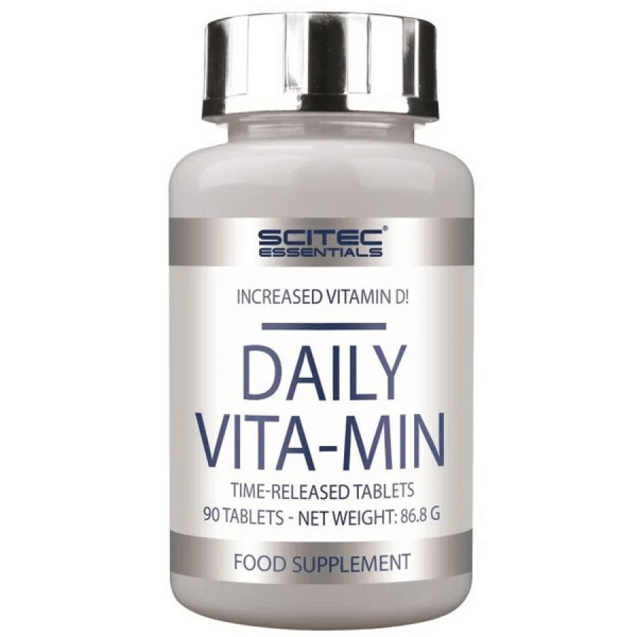 Вітамінно-мінеральний комплекс для спорту Scitec Nutrition Daily Vita-Min, 90 таблеток: ціни та характеристики