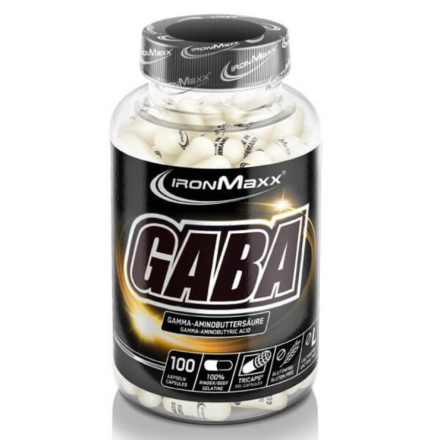 Гамма-аминомасляная кислота IronMaxx Gaba, 100 капсул: цены и характеристики