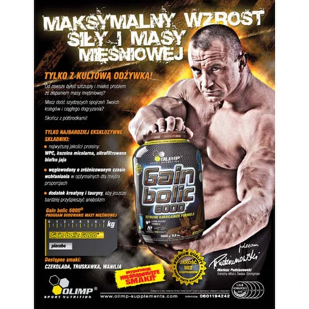 Гейнер Olimp Sport Nutrition Gain Bolic 6000 bag шоколад, 1 кг: цены и характеристики