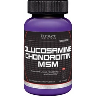 Глюкозамін та хондроїтин Glucosamine & Chondroitin, MSM Ultimate Nutrition 90 таб