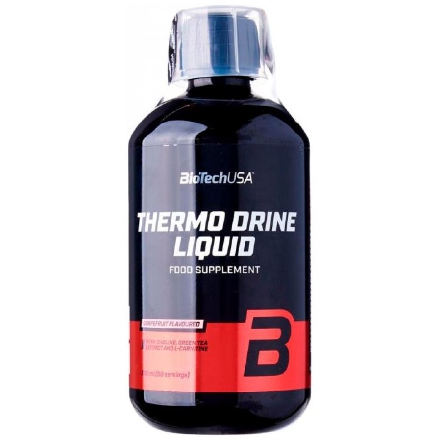 Жироспалювач BioTechUSA Thermo Drine Liquid Grapefruit, 500 мл: ціни та характеристики