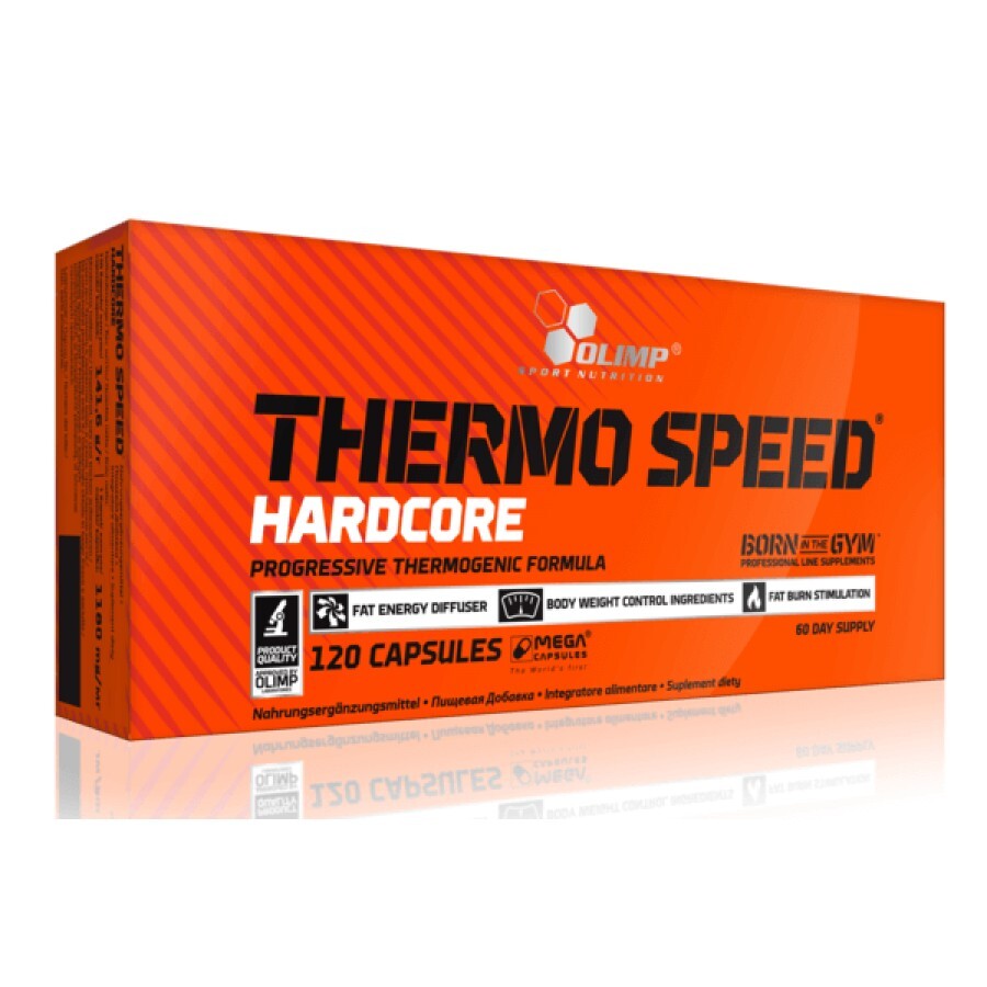 Жироспалювач Olimp Nutrition Thermo Speed Hardcore капсули, 120 шт.: ціни та характеристики
