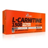 Жироспалювач для спорту Olimp Nutrition L-Carnitine 1500 Extreme plus, 120 капсул