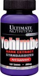 Йохимбе Yohimbe Bark Extract 800 мг Ultimate Nutrition 100 таб