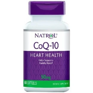 Коензим Natrol CoQ-10 50mg, 60 софтгель