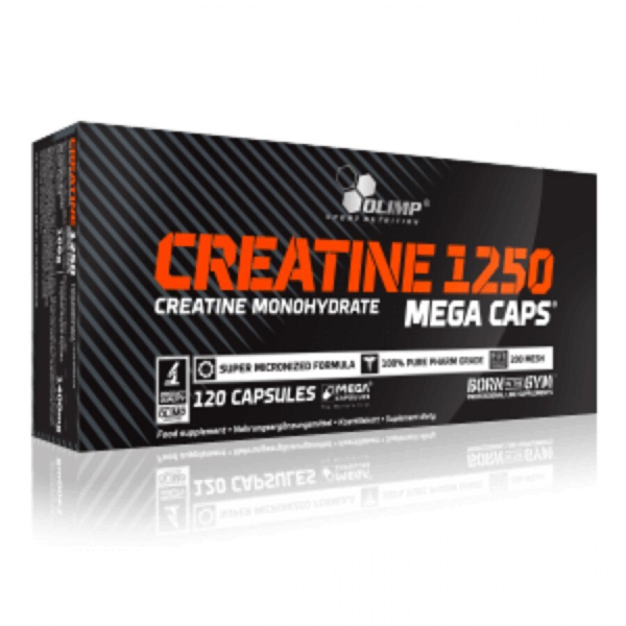 Креатин Olimp Sport Nutrition Creatine Mega Caps 120 капсул: ціни та характеристики