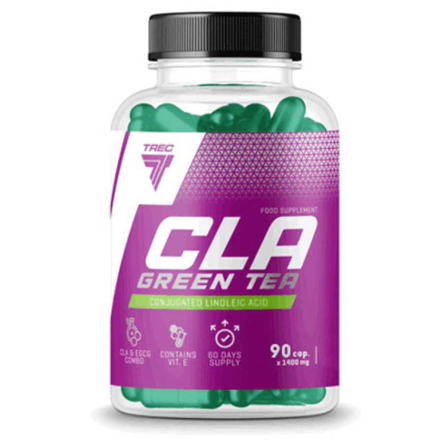 Линолевая кислота CLA + Green Tea Trec Nutrition 90 капс: цены и характеристики