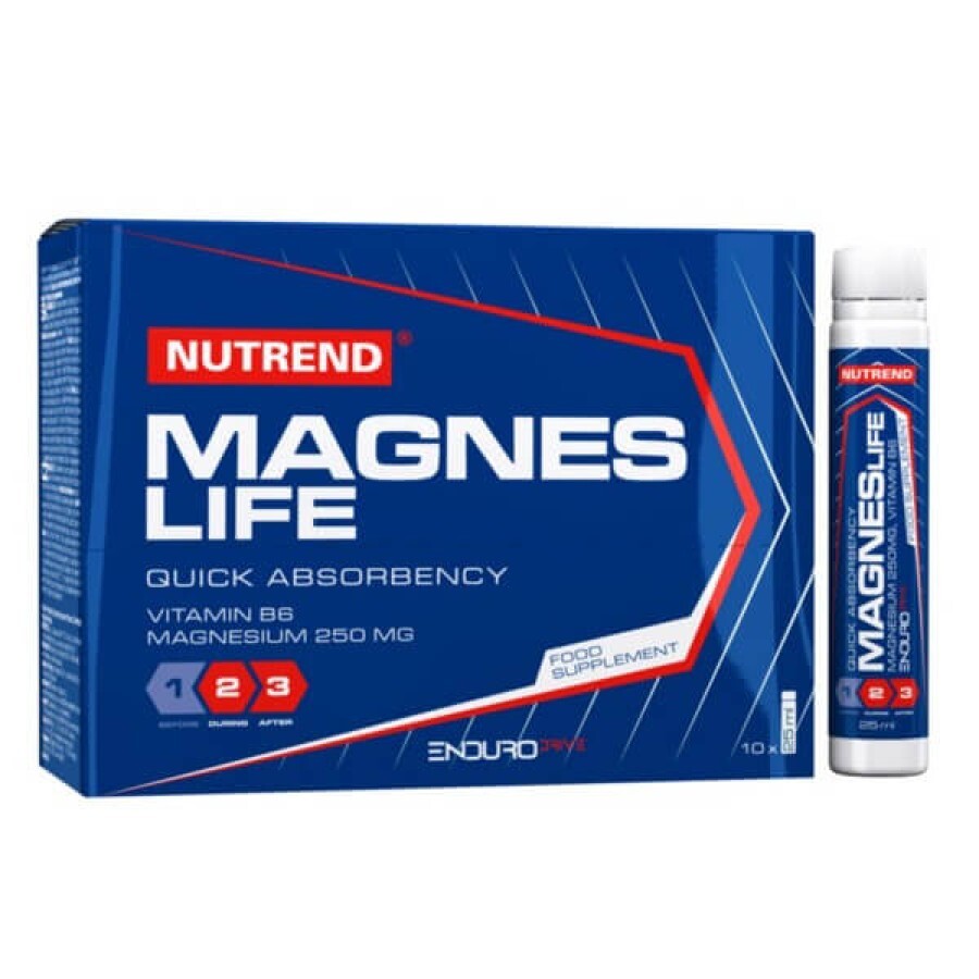 Магній та Вітамін В6 Nutrend MagnesLife, 25 мл: ціни та характеристики