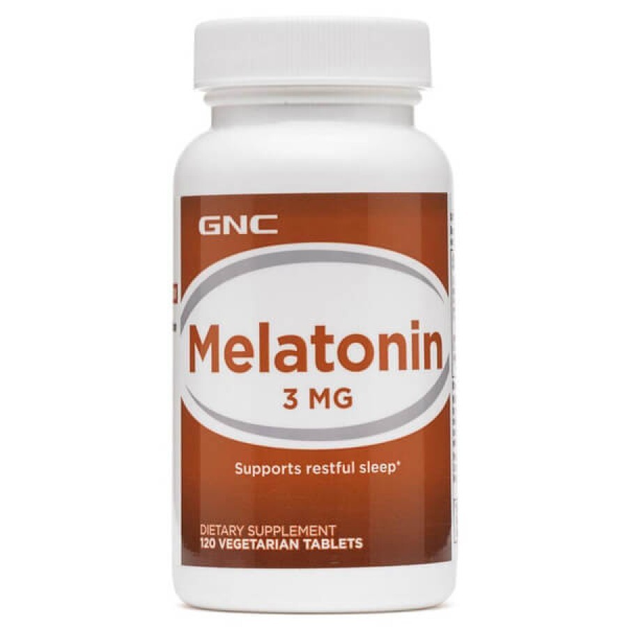 Мелатонін GNC Melatonin 3 мг, 120 капсул: ціни та характеристики