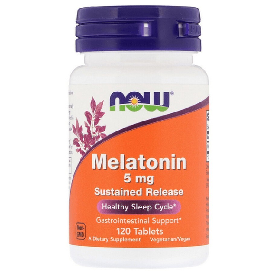 Мелатонін NOW Melatonin 5 мг 120 таб: ціни та характеристики