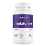 Мелатонін Sporter Melatonin 5 мг, 60 капсул