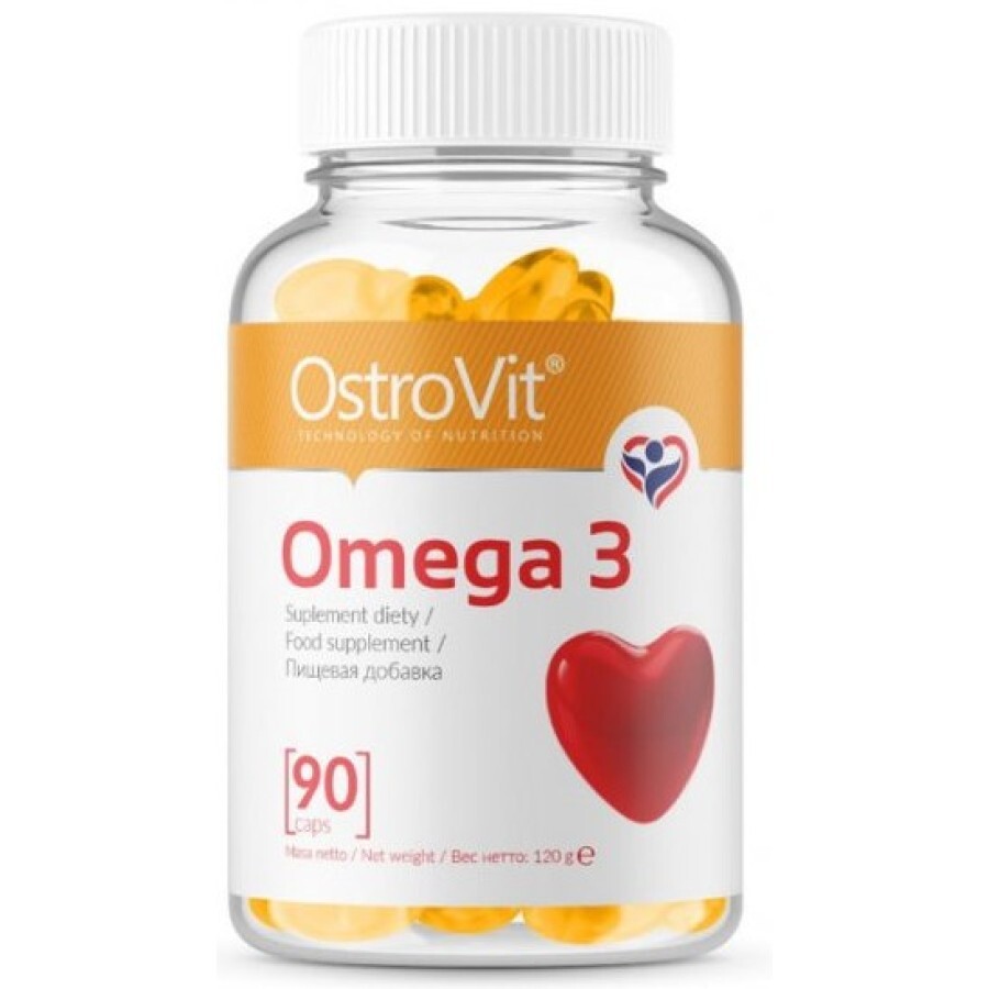 Омега 3 Ostrovit Omega 3, 90 таблеток: ціни та характеристики