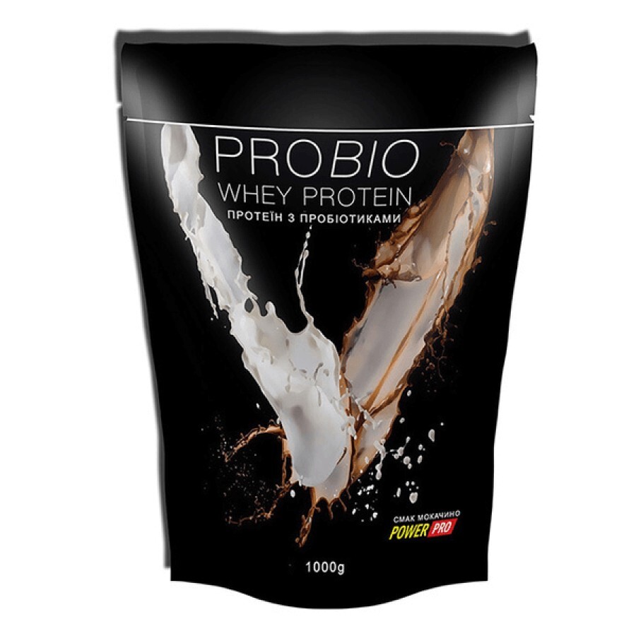 Протеїн Power Pro Probio Whey Protein Мокачино, 1 кг: ціни та характеристики