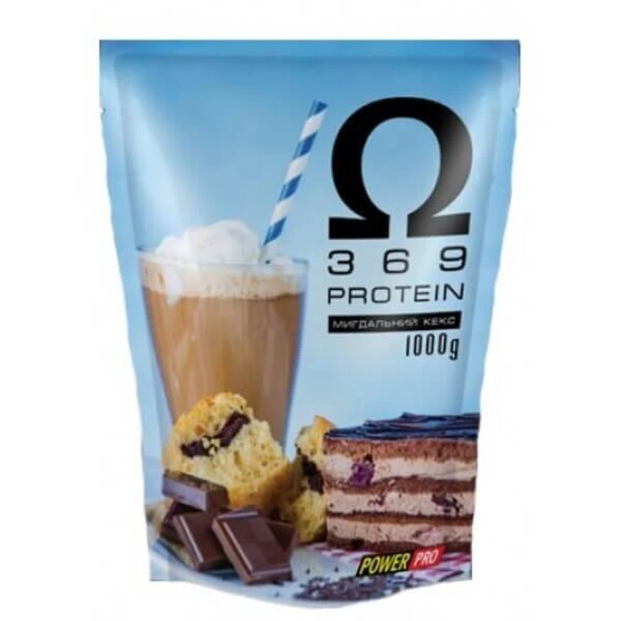 Протеин Power Pro Protein Omega 3/6/9 Миндальный кекс, 1 кг: цены и характеристики