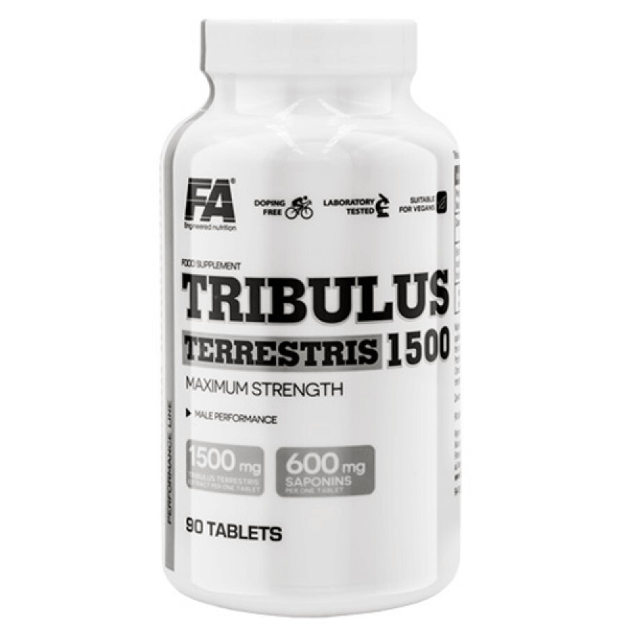 Тестостероновий бустер Fitness Authority Performance Line Tribulus terrestris 1500, 90 таблеток: ціни та характеристики