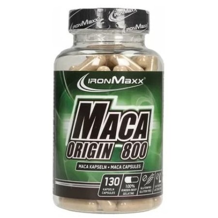 Тестостероновий бустер IronMaxx Maca Origin 800, 130 капсул