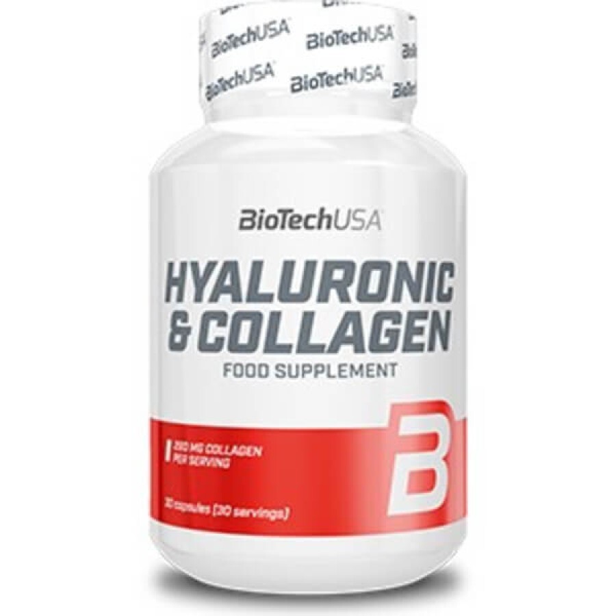 Хондропротектор (для спорта) BioTechUSA Natural Hyaluronic&Collagen, 30 капсул: цены и характеристики