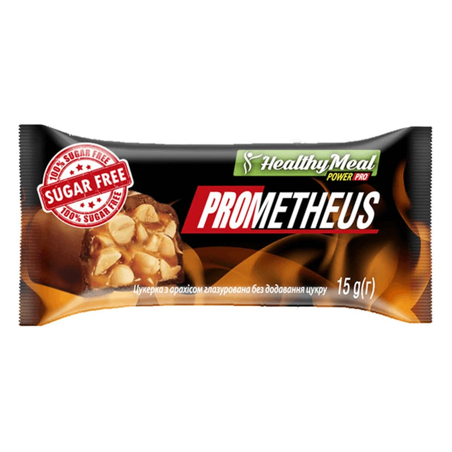 Конфеты Power Pro PROMETHEUS с арахисом глазированные без добавления сахара, 810 г: цены и характеристики