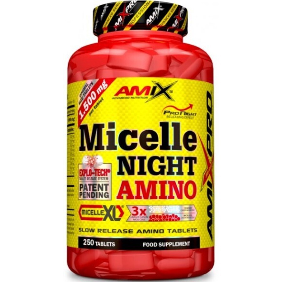 Аминокислота Amix AmixPrо Amino Night Micelle, 250 таблеток: цены и характеристики