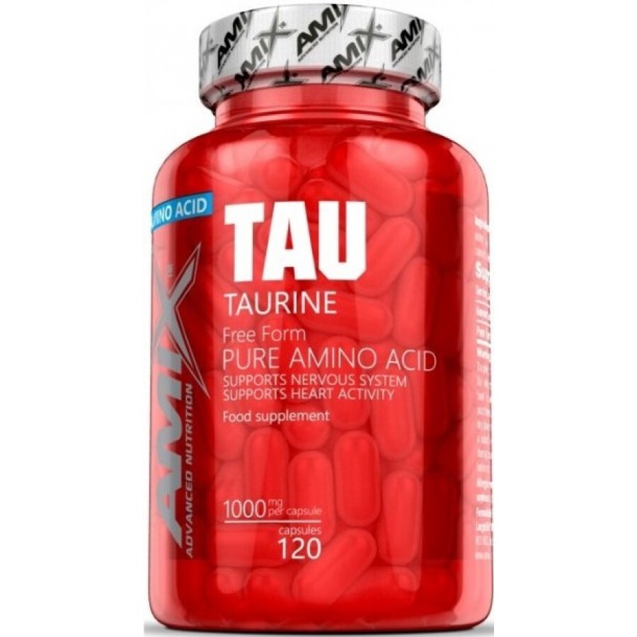 Амінокислота Amix Nutrition Taurine, 120 капсул: ціни та характеристики
