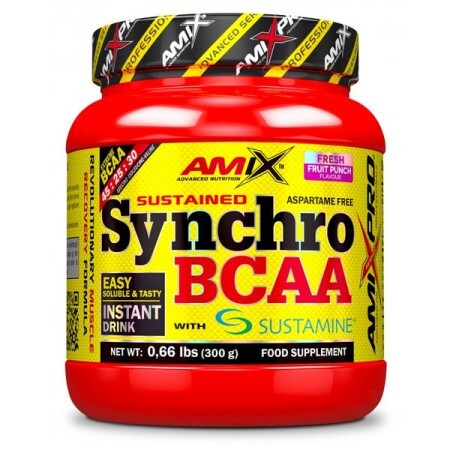 Амінокислоти Amix AmixPro Synchro BCAA plus Sustamine Melon, 300 г