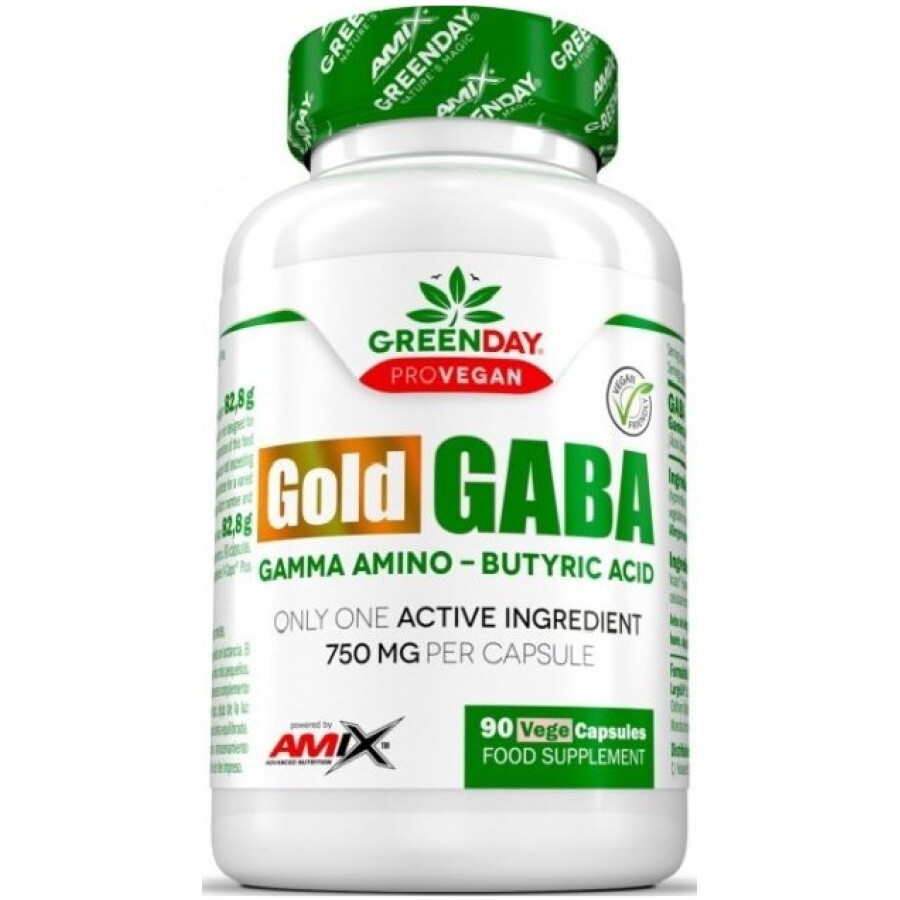 Амінокомплекс для спорту Amix Nutrition GreenDay ProVegan GABA, 90 веганських капсул: ціни та характеристики