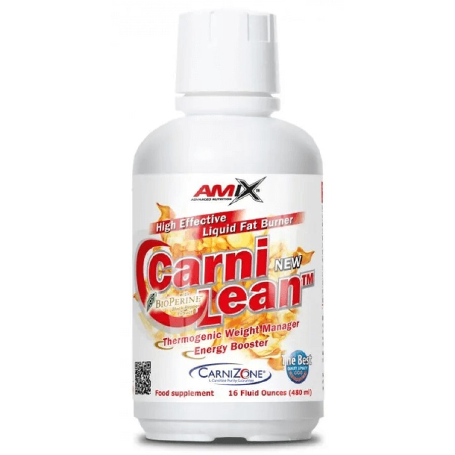 Жироспалювач Amix CarniLean Liquid Blood orange, 480 мл: ціни та характеристики