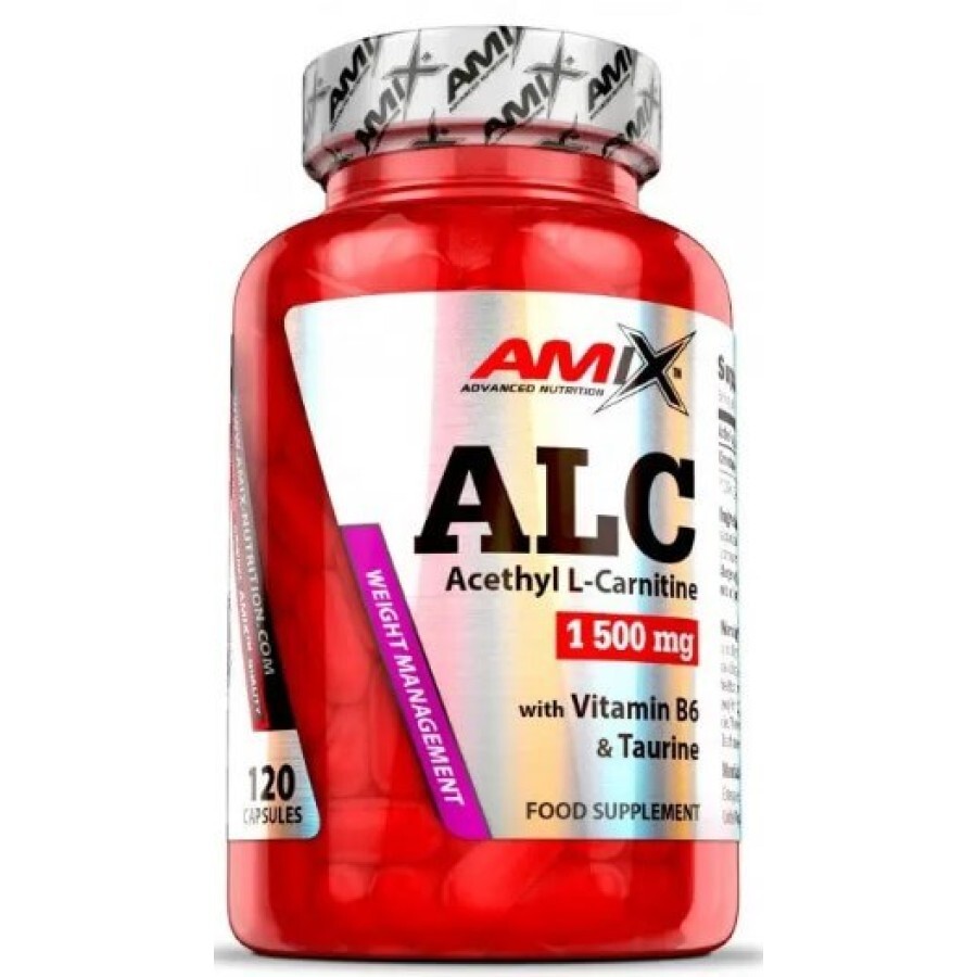 Жиросжигатель Amix Nutrition ALC with Taurine & Vitamin B6, 120 капсул: цены и характеристики