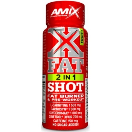 Жиросжигатель Amix XFat 2in1 SHOT Fruity, 60 мл