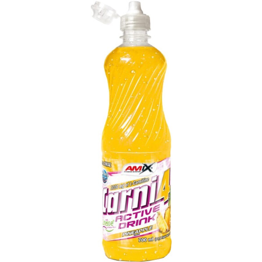 Жироспалювач для спорту Amix Nutrition Carni4 Active drink Pineapple, 700 мл: ціни та характеристики