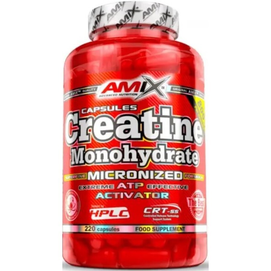 Креатин Amix Creatine monohydrate 800 мг, 220 капсул: ціни та характеристики