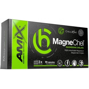 Магній Amix ChelaZone MagneChel Magnesium Bisglycinate Chelate, 90 веганських капсул