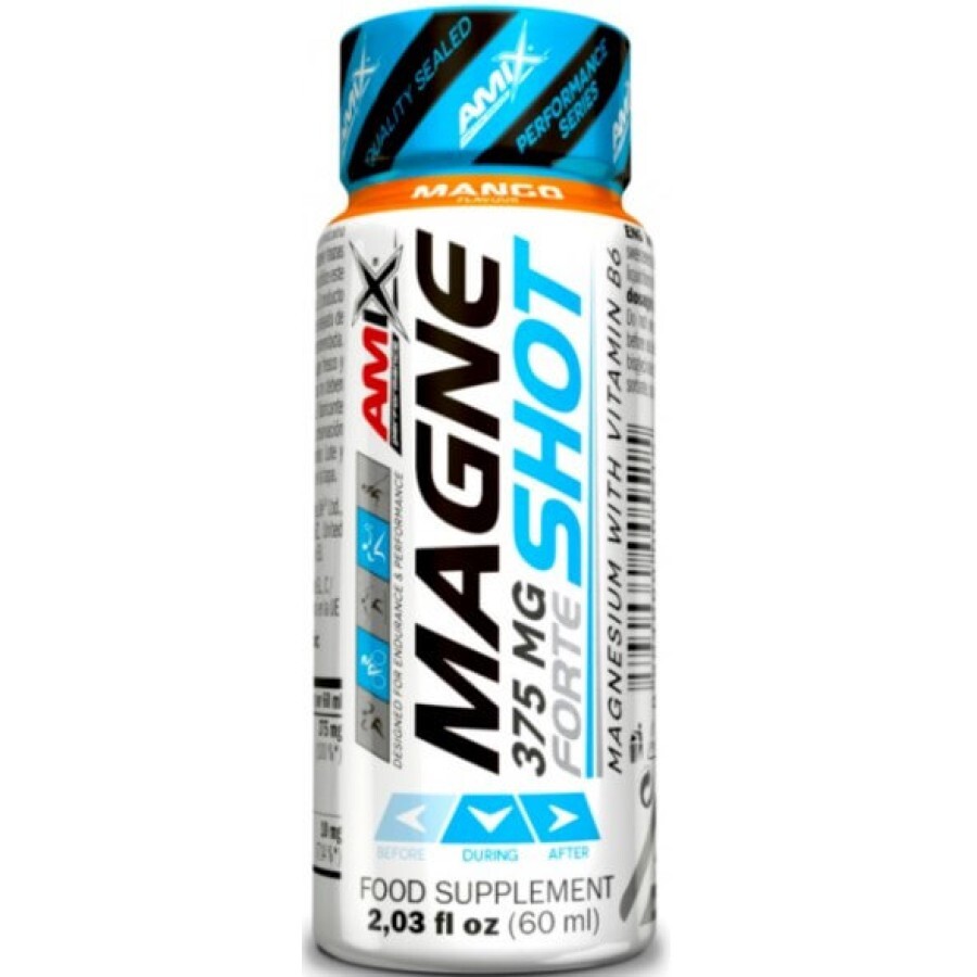 Магний Amix Performance Amix MagneShot Forte 375 мг, 60 мл: цены и характеристики