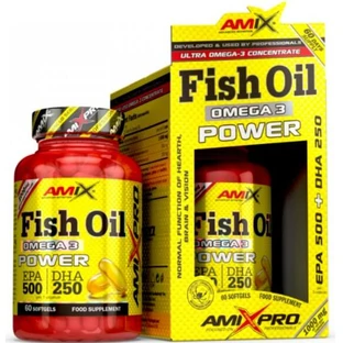 Омега 3 Amix AmixPro Fish Oil Omega3 ( 500mg/250mg ), 60 софтгель