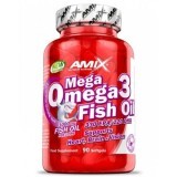 Омега 3 Amix Mega Omega 3 Fish Oil 1000mg ( 330mg/220mg ), 90 софт гель